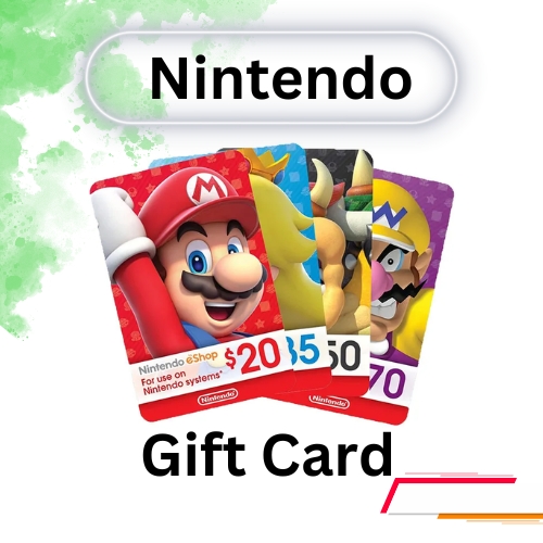New Nintendo Gift Card 2024 – Untouched